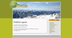 Desktop Screenshot of phoenix-logistik.eu