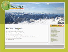 Tablet Screenshot of phoenix-logistik.eu
